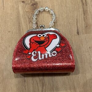 Elmo Red Glitter Women's Bag